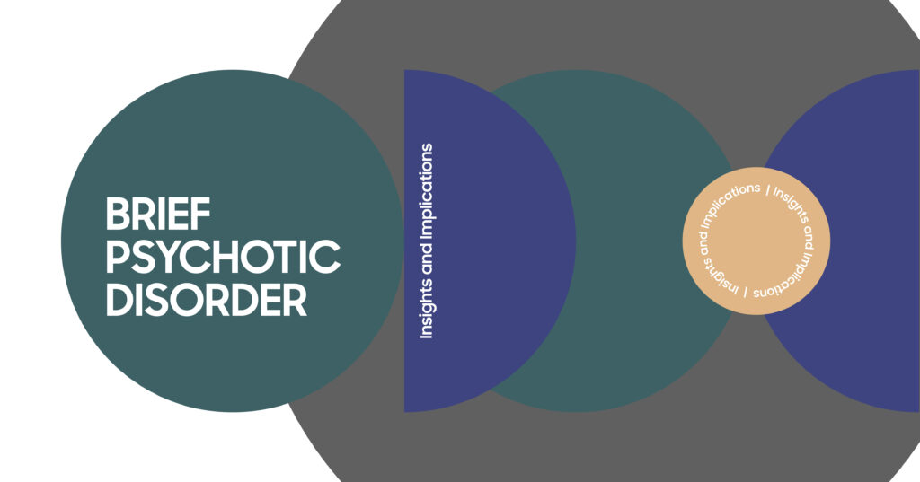 Brief Psychotic Disorder: Insights and Implications. Graphic illustrating mental health, psychotic disorders and their impact.