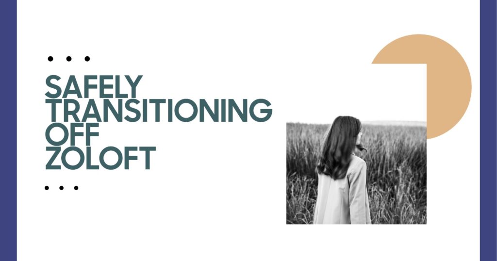 Safely transitioning off Zoloft: Woman in field, representing mental health and medication withdrawal.